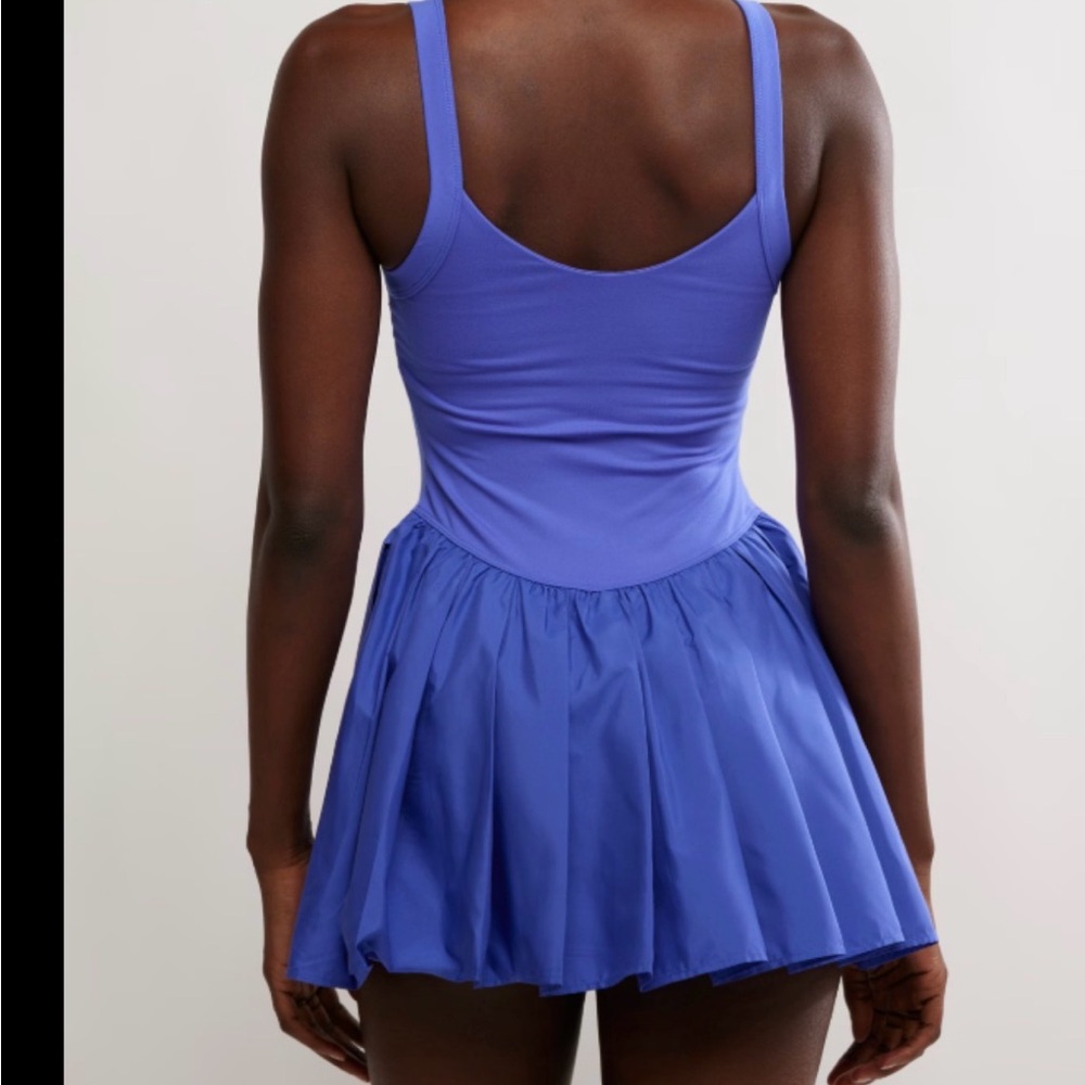 Free People FP Movement Swing Of Things Skortsie NWT Dress Neon Purple Shorts - Picture 4 of 12